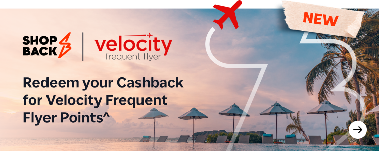 NEW: ShopBack Partners with Velocity! Here’s How to Earn 1,000 Bonus Velocity Points